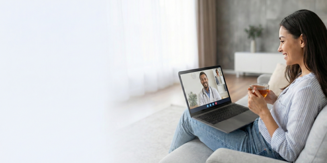 Paciente em telemedicina